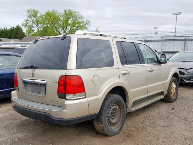 5LMEU68H74ZJ01277 - 2004 LINCOLN AVIATOR 棕色 照片 4