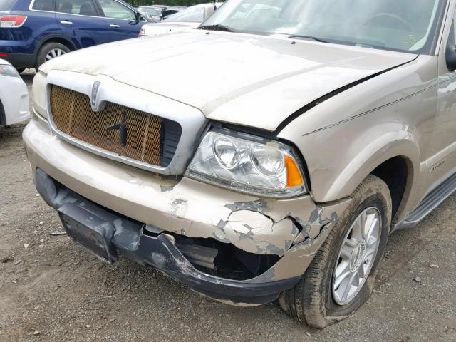 5LMEU68H74ZJ01277 - 2004 LINCOLN AVIATOR 棕色 照片 9