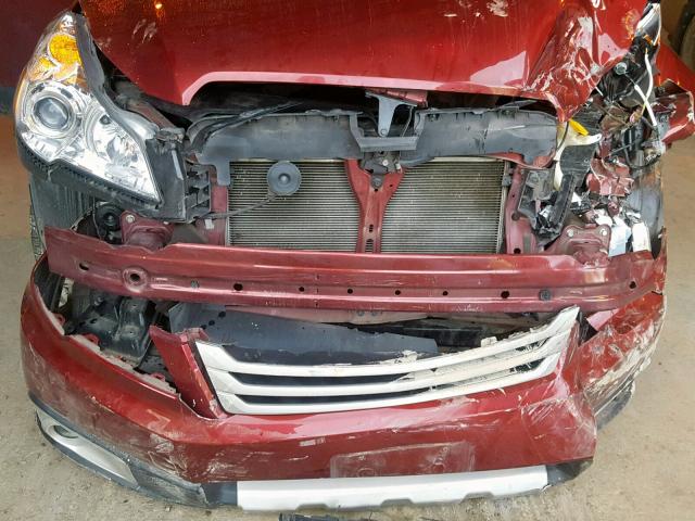 4S4BRDKC8C2207978 - 2012 SUBARU OUTBACK 3. MAROON photo 9