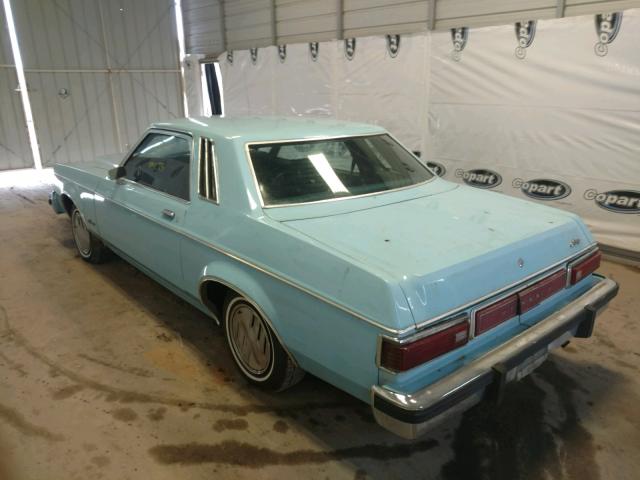 9E33L608113 - 1979 MERCURY MONARCH BLUE photo 3