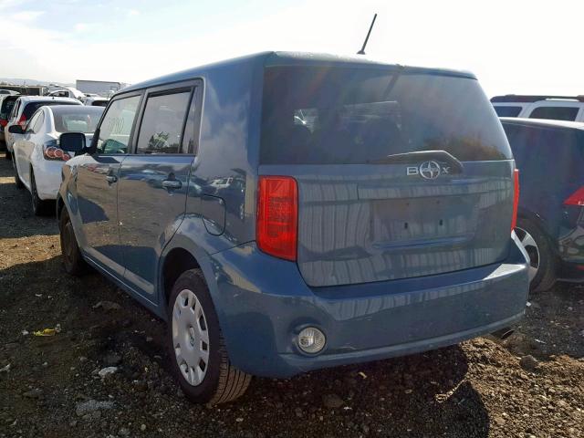 JTLKE50E281023194 - 2008 TOYOTA SCION XB 蓝色 照片 3