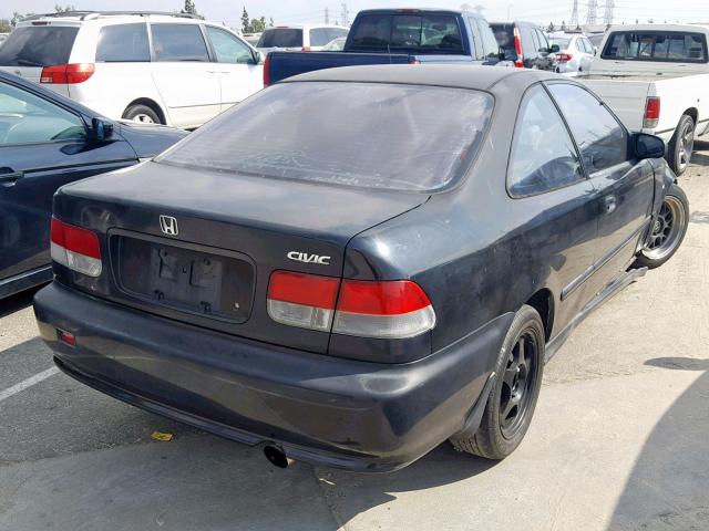 1HGEJ6125XL019594 - 1999 HONDA CIVIC DX BLACK photo 4