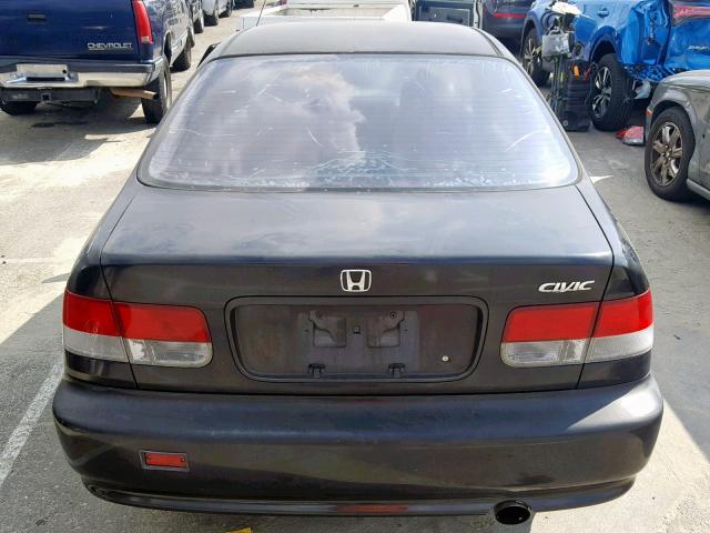 1HGEJ6125XL019594 - 1999 HONDA CIVIC DX BLACK photo 9