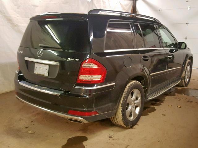 4JGBF7BE3AA601113 - 2010 MERCEDES-BENZ GL 450 4MA BLACK photo 4