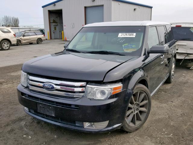 2FMHK6DT0ABD02713 - 2010 FORD FLEX LIMIT BLACK photo 2