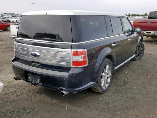 2FMHK6DT0ABD02713 - 2010 FORD FLEX LIMIT BLACK photo 4