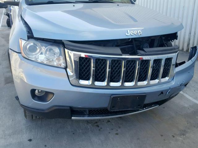 1C4RJECG7DC526768 - 2013 JEEP GRAND CHER BLUE photo 9