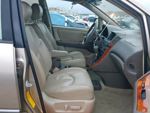 JT6GF10U9Y0059489 - 2000 LEXUS RX 300 GOLD photo 5