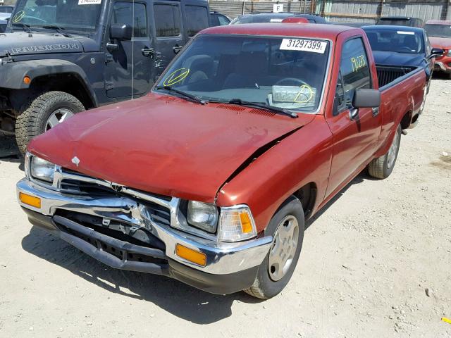 4TARN81P7SZ328271 - 1995 TOYOTA PICKUP 1/2 RED photo 2