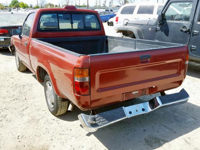 4TARN81P7SZ328271 - 1995 TOYOTA PICKUP 1/2 RED photo 3