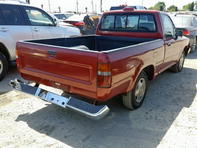 4TARN81P7SZ328271 - 1995 TOYOTA PICKUP 1/2 RED photo 4