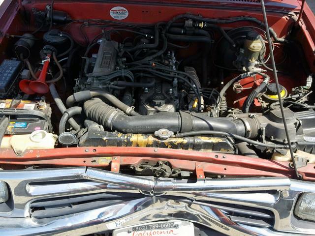 4TARN81P7SZ328271 - 1995 TOYOTA PICKUP 1/2 RED photo 7