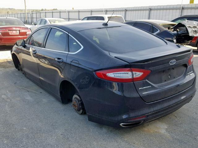 3FA6P0K96GR319307 - 2016 FORD FUSION TIT BLACK photo 3