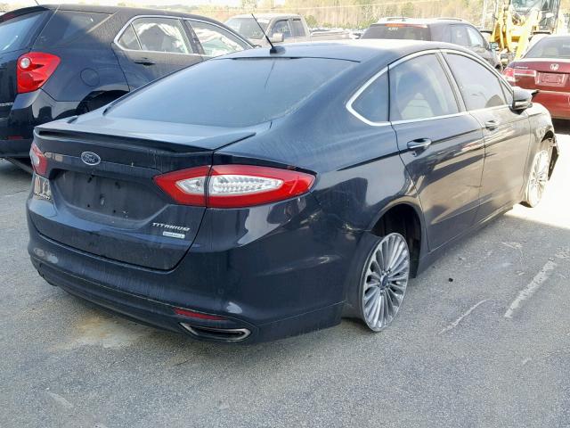 3FA6P0K96GR319307 - 2016 FORD FUSION TIT BLACK photo 4