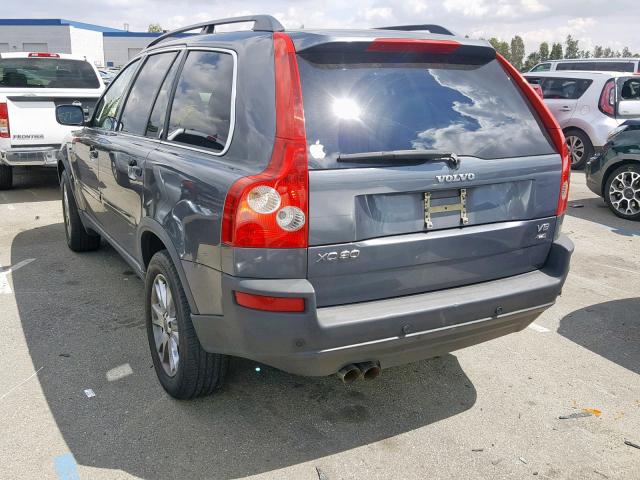 YV1CZ852351214083 - 2005 VOLVO XC90 V8 GRAY photo 3