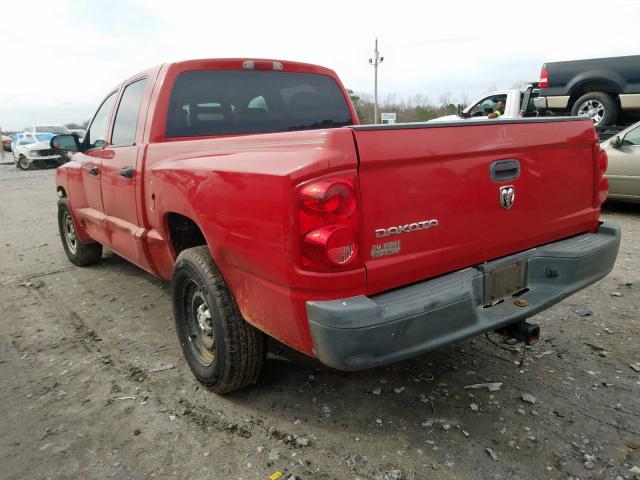 1D7HE28K96S664709 - 2006 DODGE DAKOTA QUAD  photo 3