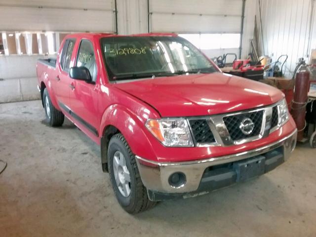 1N6AD09W67C441184 - 2007 NISSAN FRONTIER C RED photo 1