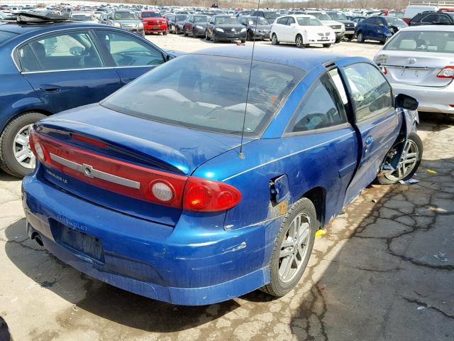 1G1JH12F737300417 - 2003 CHEVROLET CAVALIER L BLUE photo 4