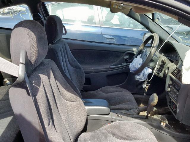 1G1JH12F737300417 - 2003 CHEVROLET CAVALIER L BLUE photo 5