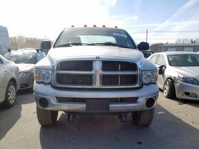 3D7KS28C25G725427 - 2005 DODGE RAM 2500 S ვერცხლისფერი ფოტო 10