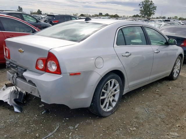 1G1ZE5E01CF376330 - 2012 CHEVROLET MALIBU LTZ 银色 照片 4