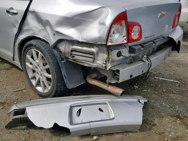 1G1ZE5E01CF376330 - 2012 CHEVROLET MALIBU LTZ 银色 照片 9