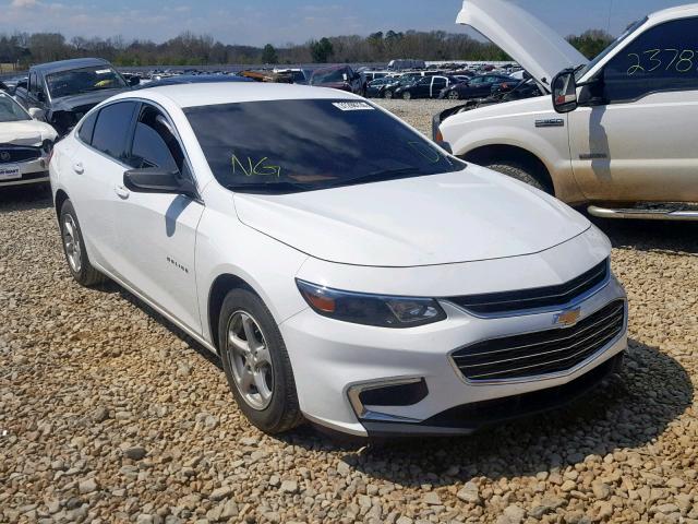 1G1ZB5ST6HF130355 - 2017 CHEVROLET MALIBU LS WHITE photo 1