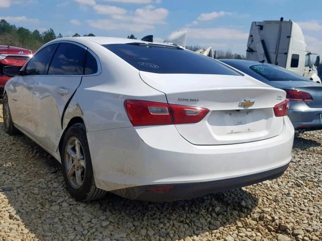 1G1ZB5ST6HF130355 - 2017 CHEVROLET MALIBU LS WHITE photo 3