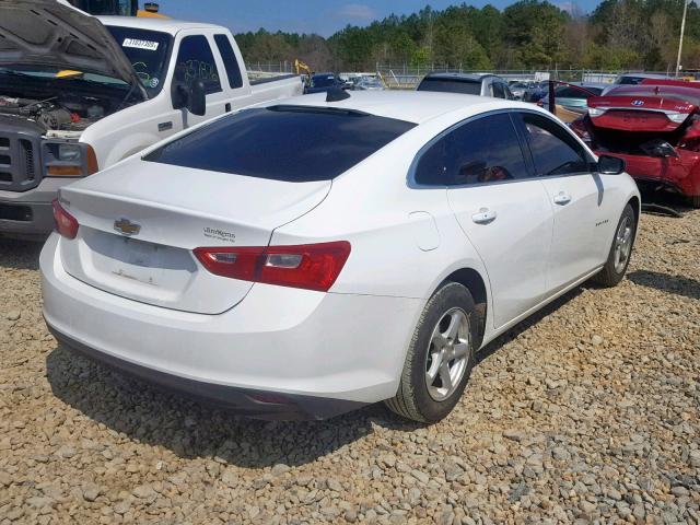 1G1ZB5ST6HF130355 - 2017 CHEVROLET MALIBU LS WHITE photo 4