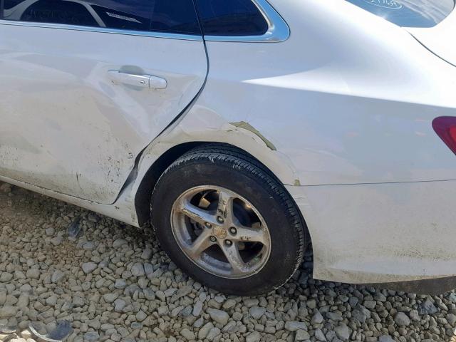 1G1ZB5ST6HF130355 - 2017 CHEVROLET MALIBU LS WHITE photo 9
