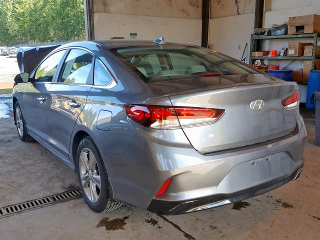 5NPE34AF8JH645281 - 2018 HYUNDAI SONATA SPO GRAY photo 3