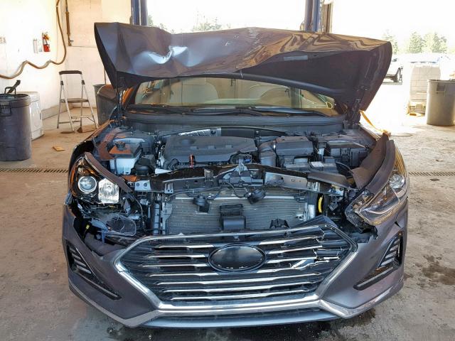 5NPE34AF8JH645281 - 2018 HYUNDAI SONATA SPO GRAY photo 9