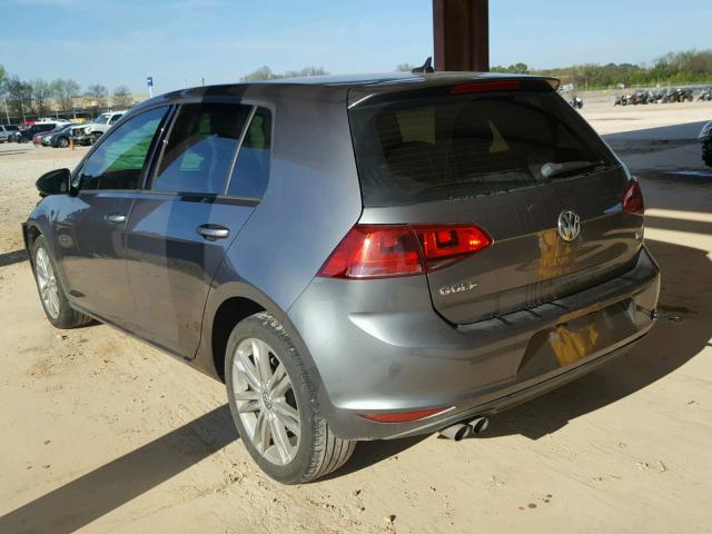 3VWRA7AU9FM084787 - 2015 VOLKSWAGEN GOLF TDI GRAY photo 3