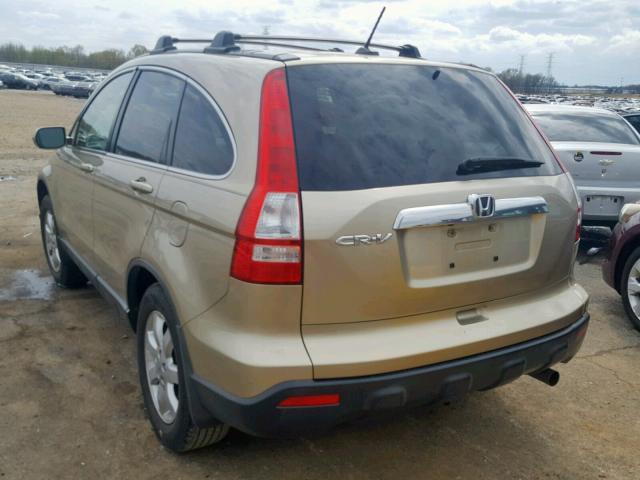 JHLRE387X8C028770 - 2008 HONDA CR-V EXL GOLD photo 3