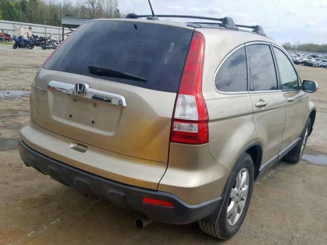 JHLRE387X8C028770 - 2008 HONDA CR-V EXL GOLD photo 4