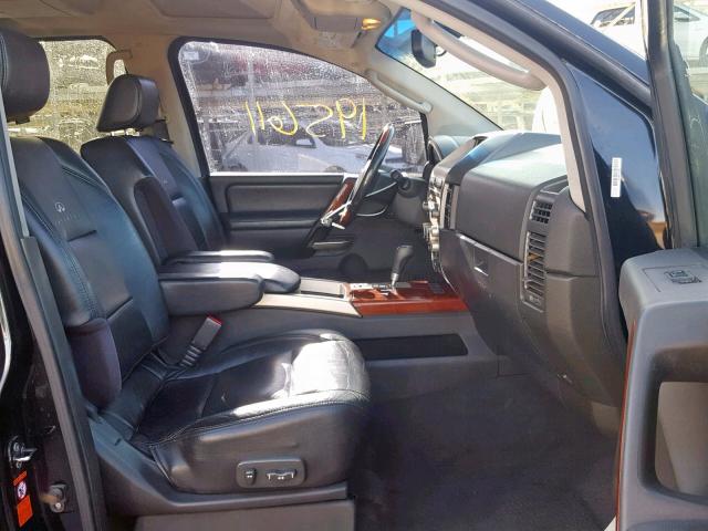 5N3AA08C46N812531 - 2006 INFINITI QX56 BLACK photo 5