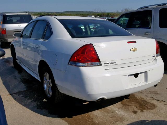 2G1WA5E30G1143660 - 2016 CHEVROLET IMPALA LIM WHITE photo 3