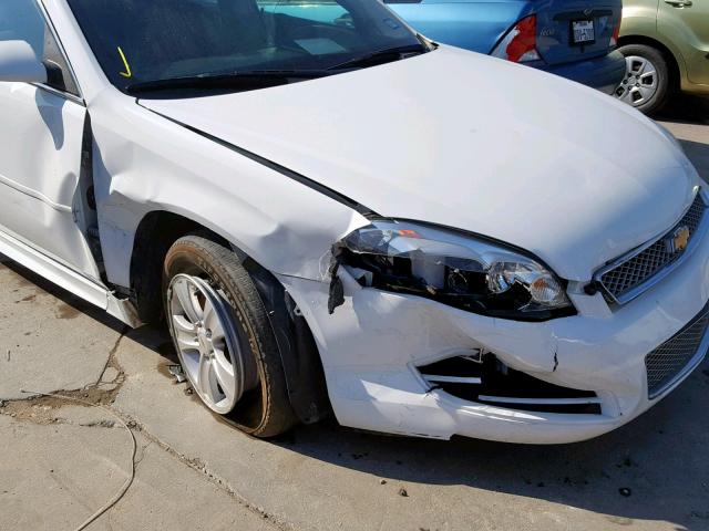 2G1WA5E30G1143660 - 2016 CHEVROLET IMPALA LIM WHITE photo 9