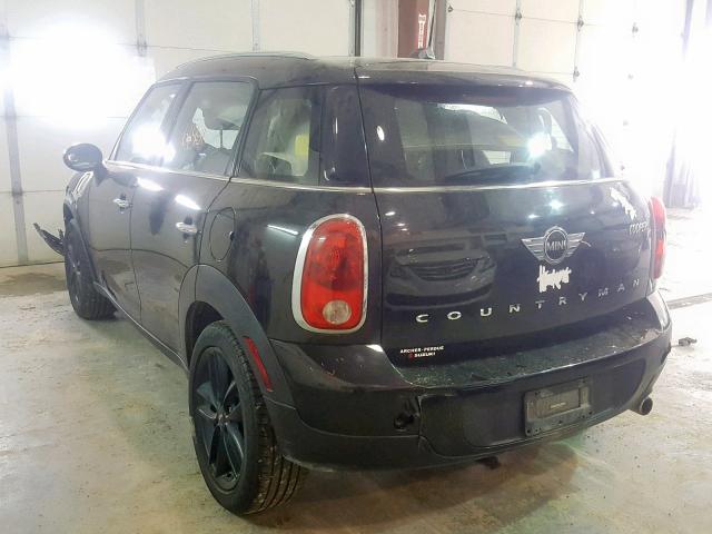 WMWZB3C51DWM31537 - 2013 MINI COOPER COU BLACK photo 3