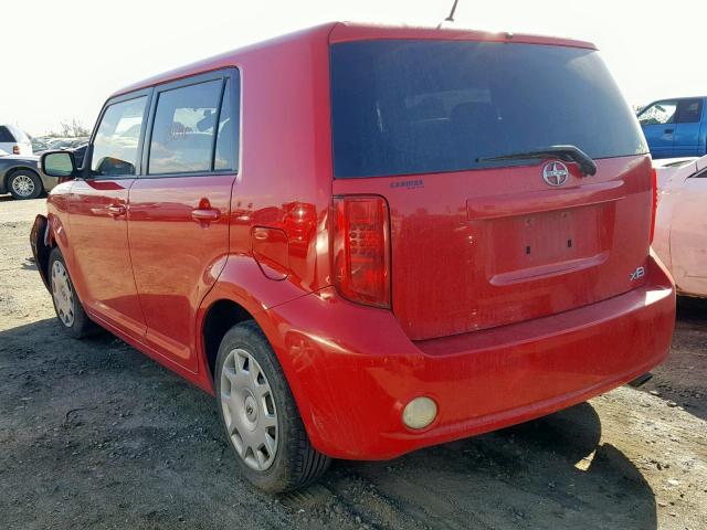 JTLKE50E791096501 - 2009 TOYOTA SCION XB RED photo 3