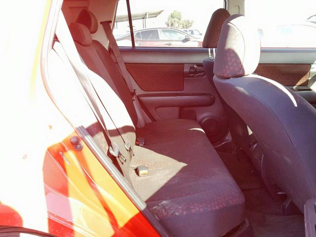 JTLKE50E791096501 - 2009 TOYOTA SCION XB RED photo 6
