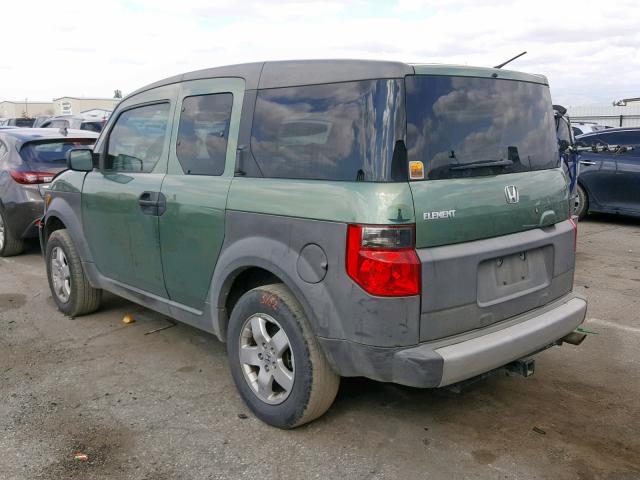 5J6YH18664L012081 - 2004 HONDA ELEMENT EX GREEN photo 3