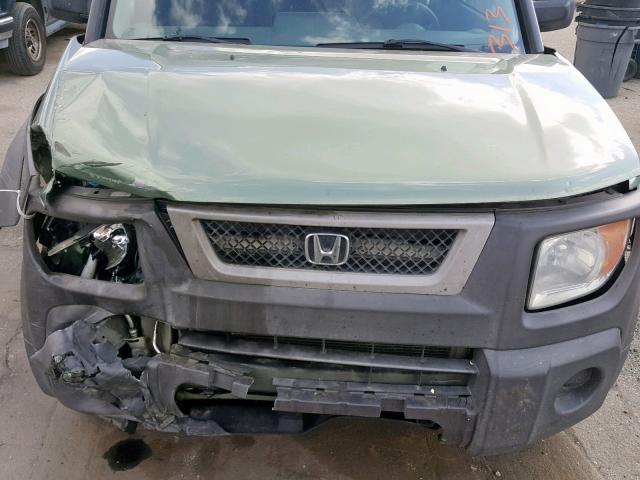 5J6YH18664L012081 - 2004 HONDA ELEMENT EX GREEN photo 9