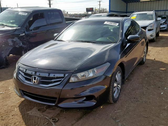 1HGCS1B84CA000986 - 2012 HONDA ACCORD EXL BLACK photo 2