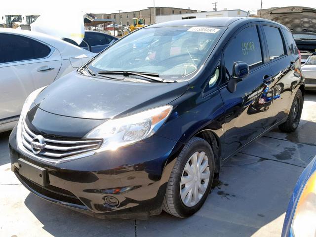 3N1CE2CP1EL378571 - 2014 NISSAN VERSA NOTE BLACK photo 2