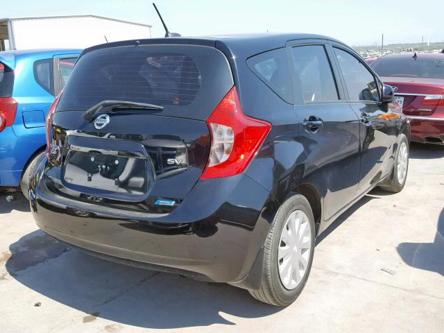 3N1CE2CP1EL378571 - 2014 NISSAN VERSA NOTE BLACK photo 4