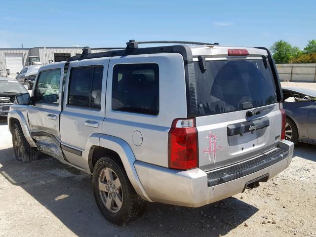 1J8HH48P47C505867 - 2007 JEEP COMMANDER SILVER photo 3