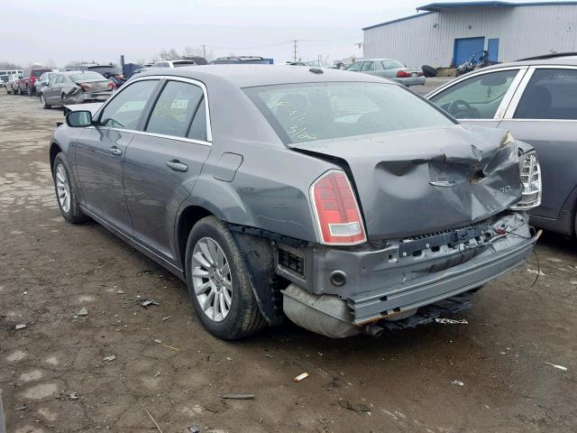 2C3CCAAG2CH193200 - 2012 CHRYSLER 300 GRAY photo 3