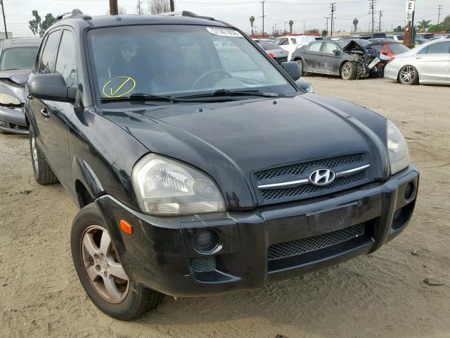 KM8JM12B55U118280 - 2005 HYUNDAI TUCSON GL BLACK photo 1