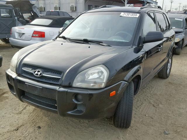 KM8JM12B55U118280 - 2005 HYUNDAI TUCSON GL BLACK photo 2